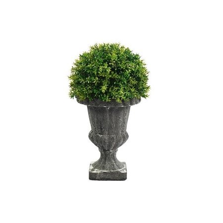 ADLMIRED BY NATURE Admired By Nature ABN5P004-NTRL Faux Tyme Topiary with in Urn; Green ABN5P004-NTRL
